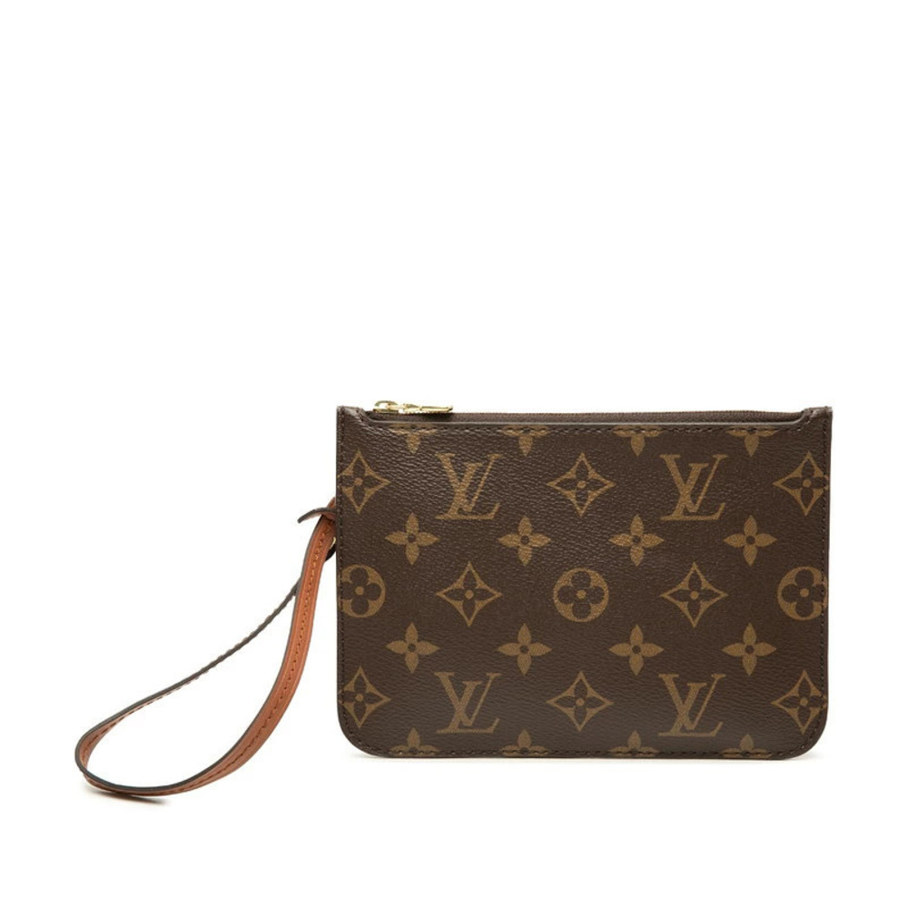 Louis Vuitton Loop Hobo Shoulder Bag Accessories Pouch Leather Brown